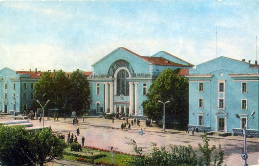 Вокзал станции Барановичи-Полесские, 1973 год