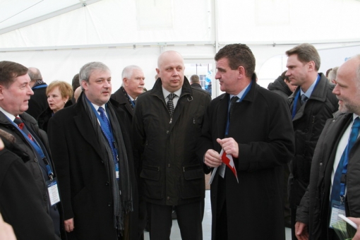 Презентация первого электропоезда компании "Stadler", изготовленного для Белорусской железной дороги 22 марта 2011 года, г. Минск.