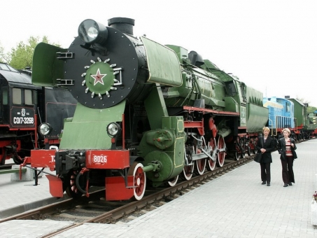 ТЭ-8026 в Брестском музее железнодорожной техники