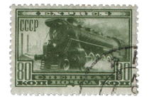Паровоз ФД-20 (марка СССР)