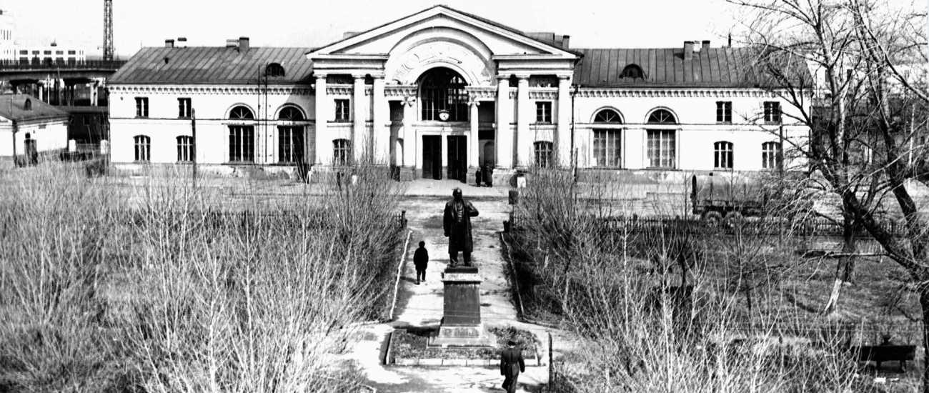 Вокзал станции Полоцк, 1962 год